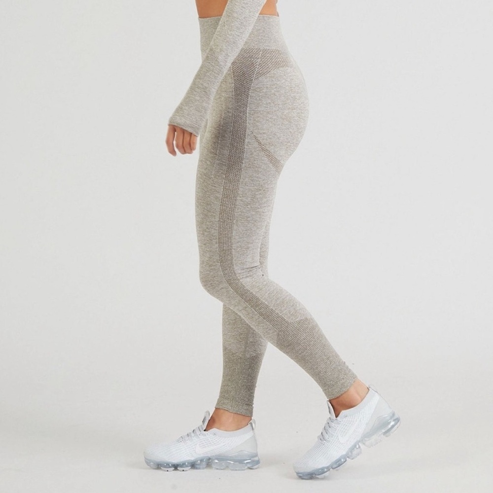 AYBL Empower Seamless Leggings, Green/Gray - Size M